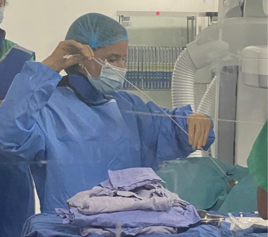 Cateterismo de venas suprahepáticas